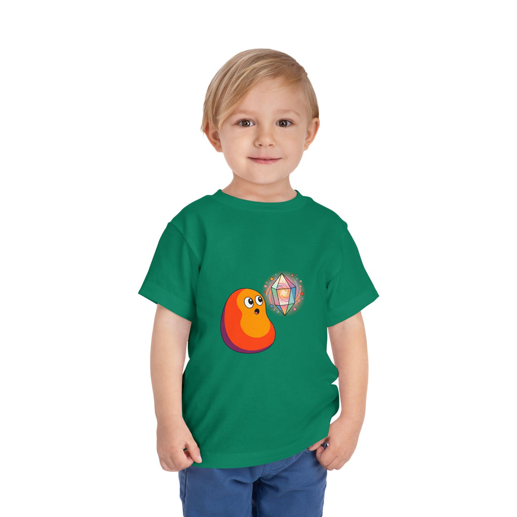 Toddler Short Sleeve Tee - Whimsical Cosmic Creature Stars