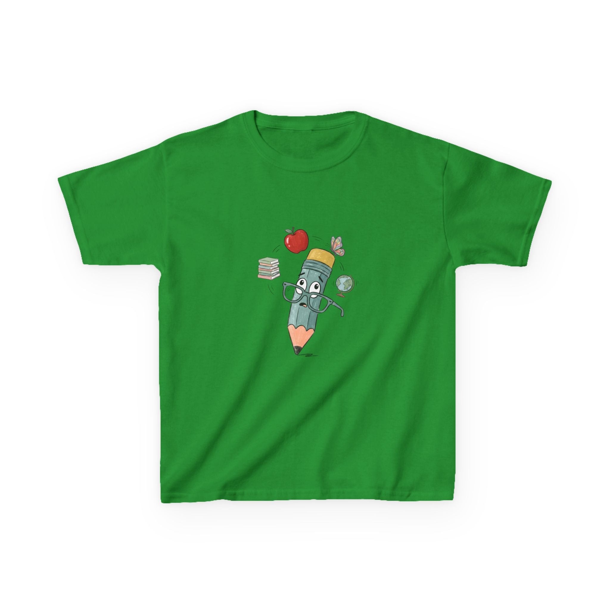 Kids School T-Shirt - Hand-Drawn Whimsical Learning Design