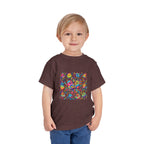 Toddler T-Shirt - Vibrant Whimsical Creatures | Doodle Art