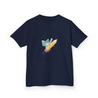 Kids Tee - Playful School Supplies Cartoon | Back to School Fun