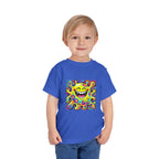 Toddler Tee - Vibrant Psychedelic Monster | Kids Abstract Cartoon Art