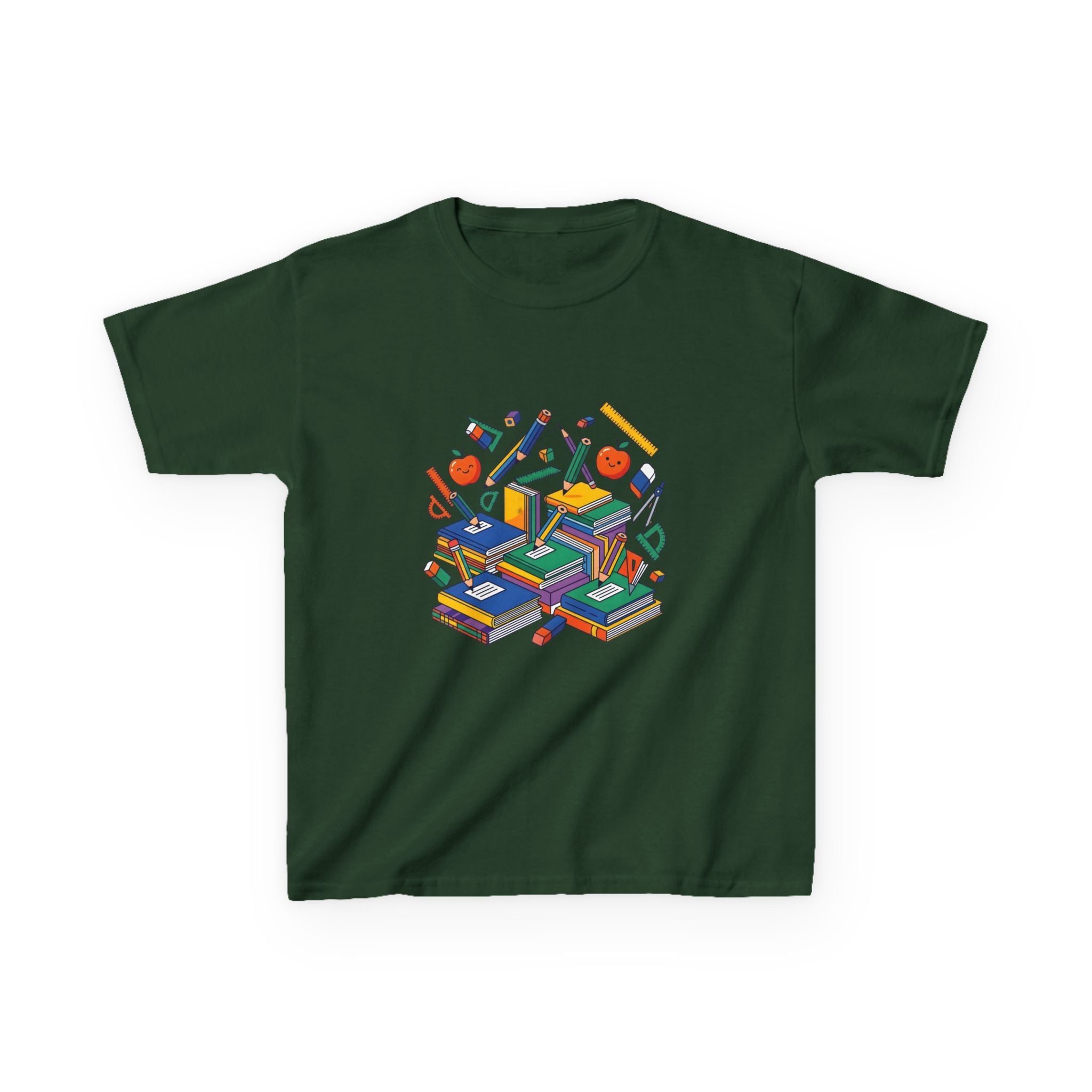 Kids School Supplies Tee - Colorful Education Design | Back to School