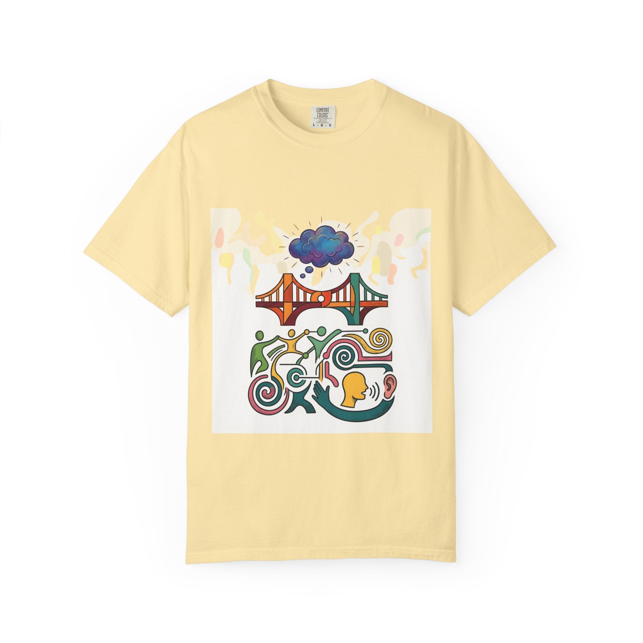 Comfort Colors T-shirt - Symbolic Connection | Abstract Communication