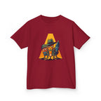 Kids Tee - Noir Stationery Detective Team | Cartoon Comic Style