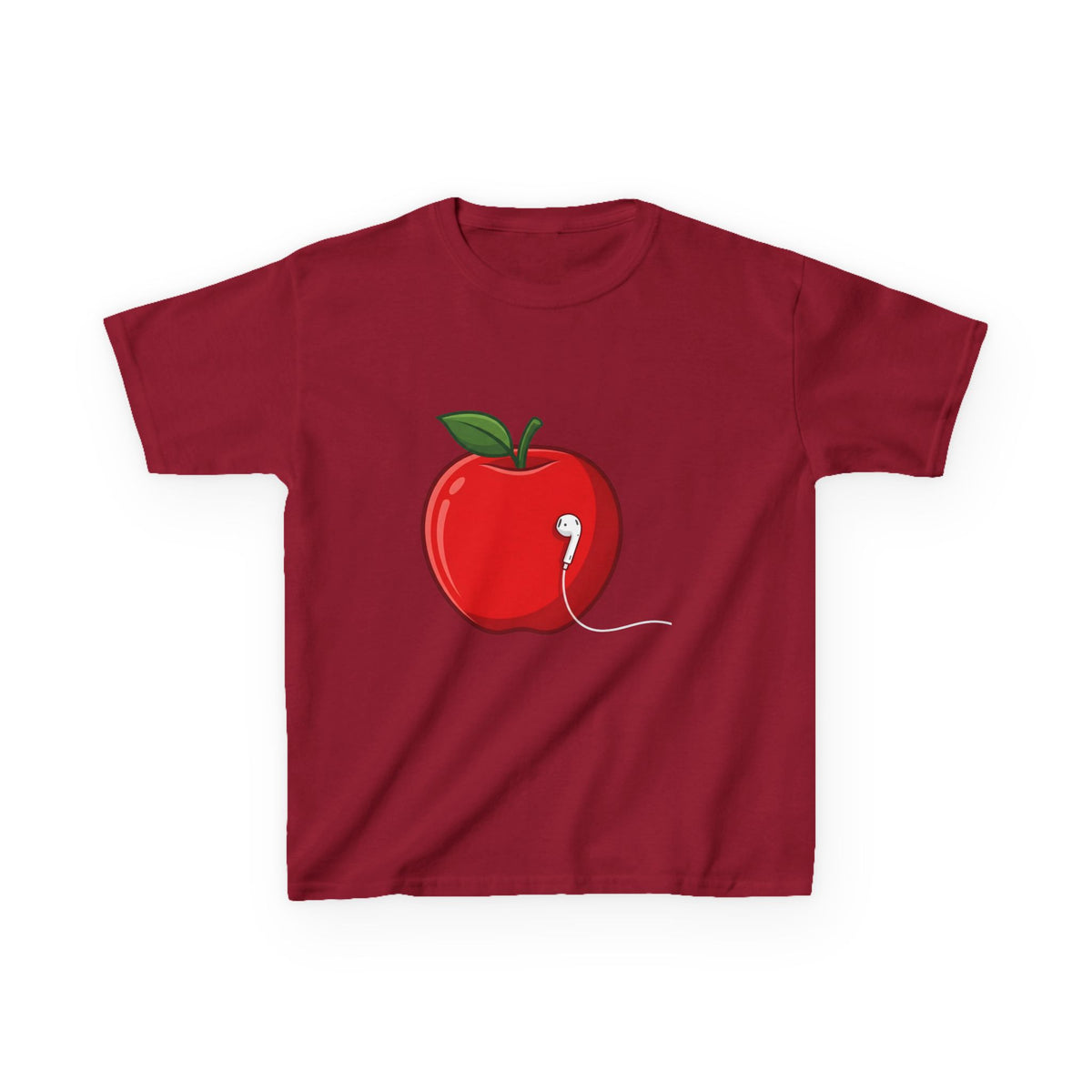 Kids Tee - Cartoon Minimalist Apple Music Earbud Tech