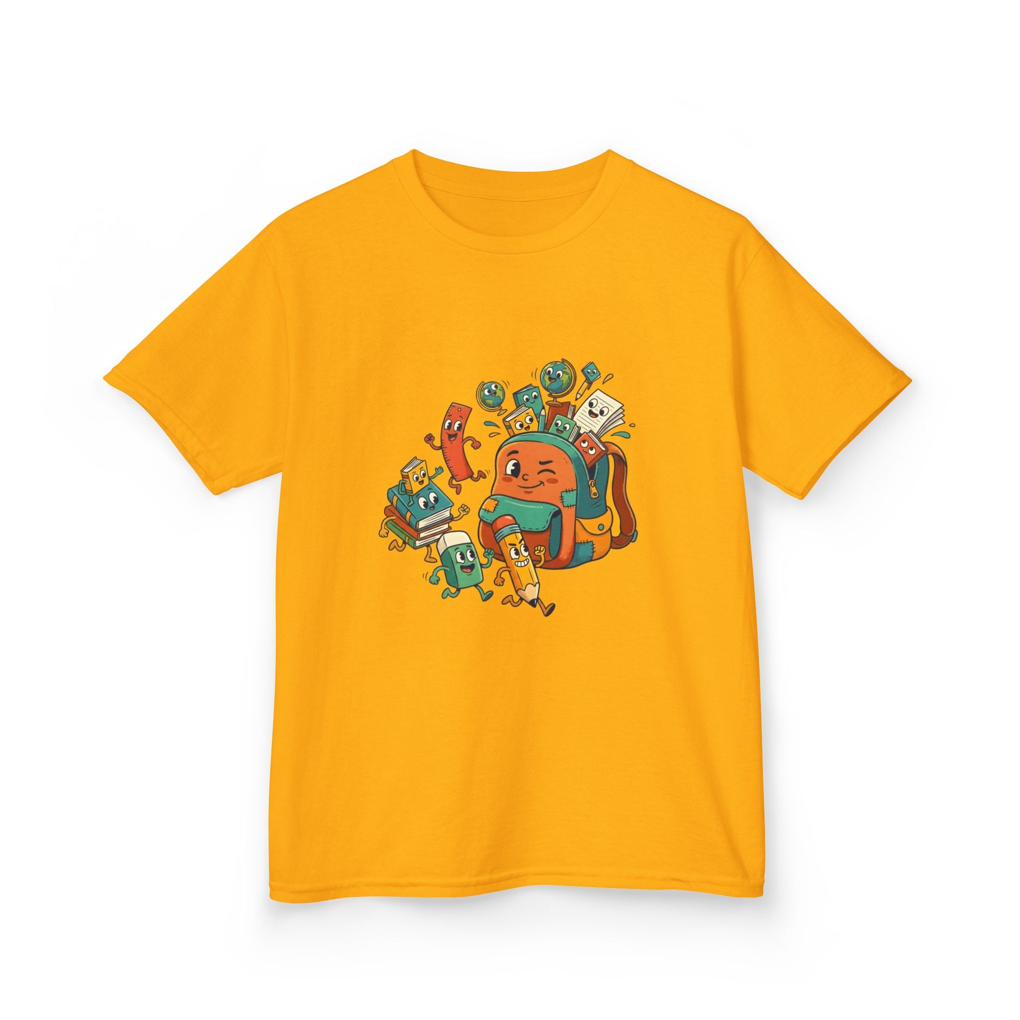 Kids T-Shirt - Cartoon School Supplies | Back to School