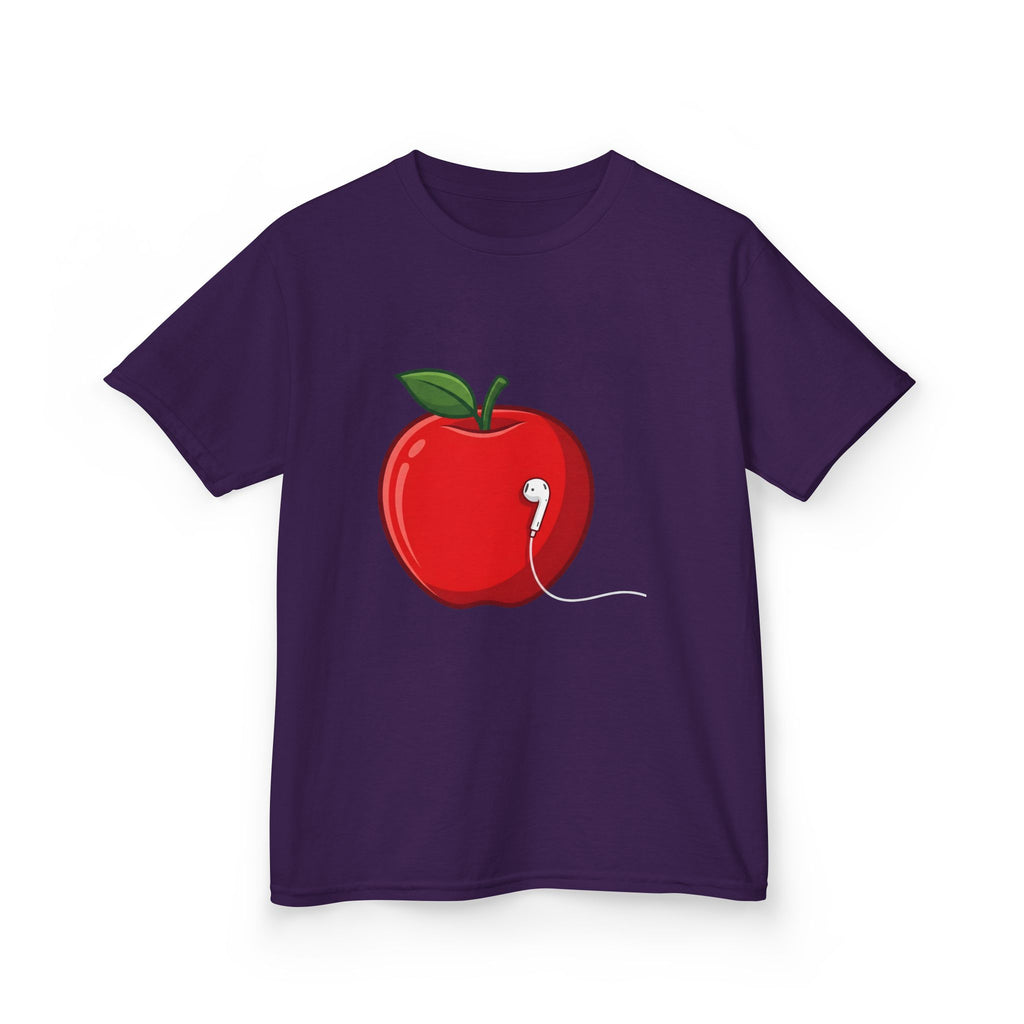 Kids Tee - Cartoon Minimalist Apple Music Earbud Tech
