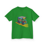 Kids T-Shirt - Vibrant Geometric Animal Bus Adventure