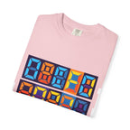 Unisex T-Shirt - Retro Tech 8-Bit Digital Display | Comfort Colors