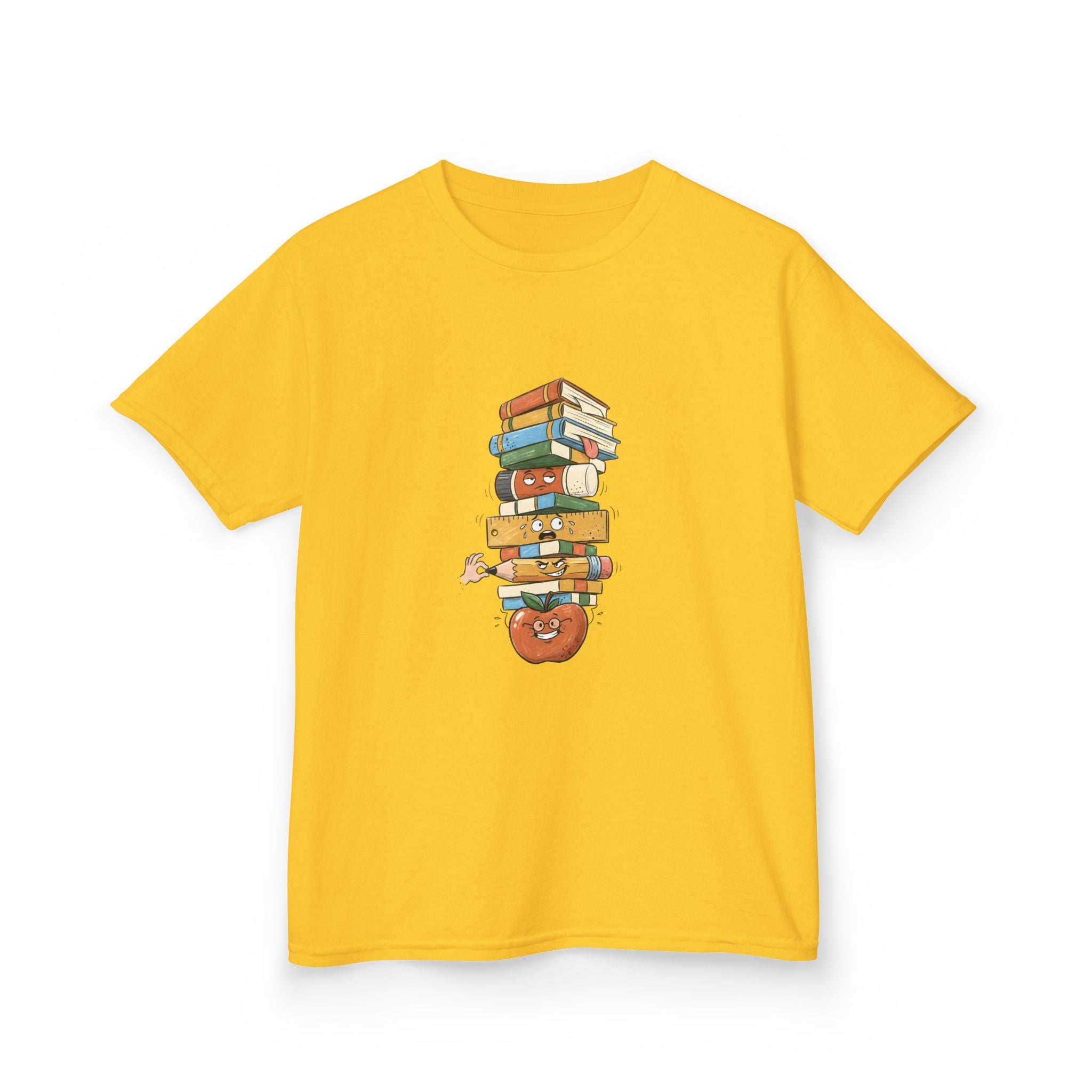 Kids T-Shirt - Funny School Supplies Cartoon | Back to School