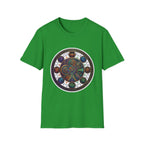 Unisex Steampunk T-Shirt - Ornate Mystical Mandala & Gears