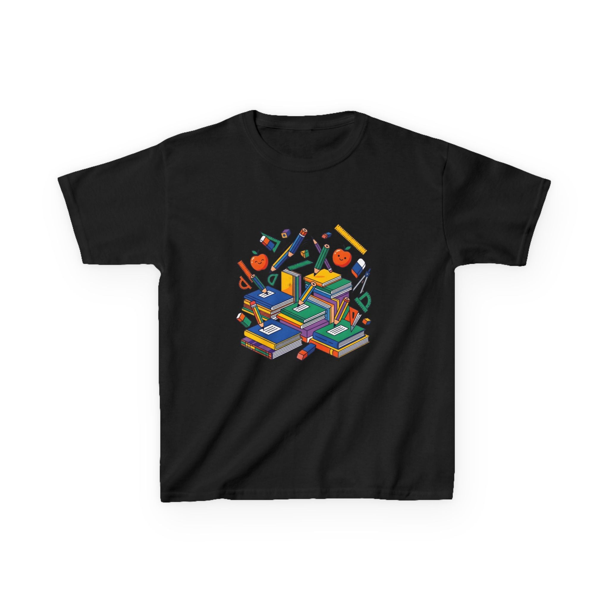 Kids School Supplies Tee - Colorful Education Design | Back to School