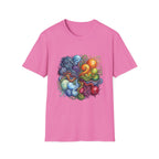 Abstract T-Shirt - Whimsical Watercolor Mandala | Surreal Figures