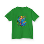 Kids Tee - Vibrant Geometric School Supplies Cartoon | Back to School