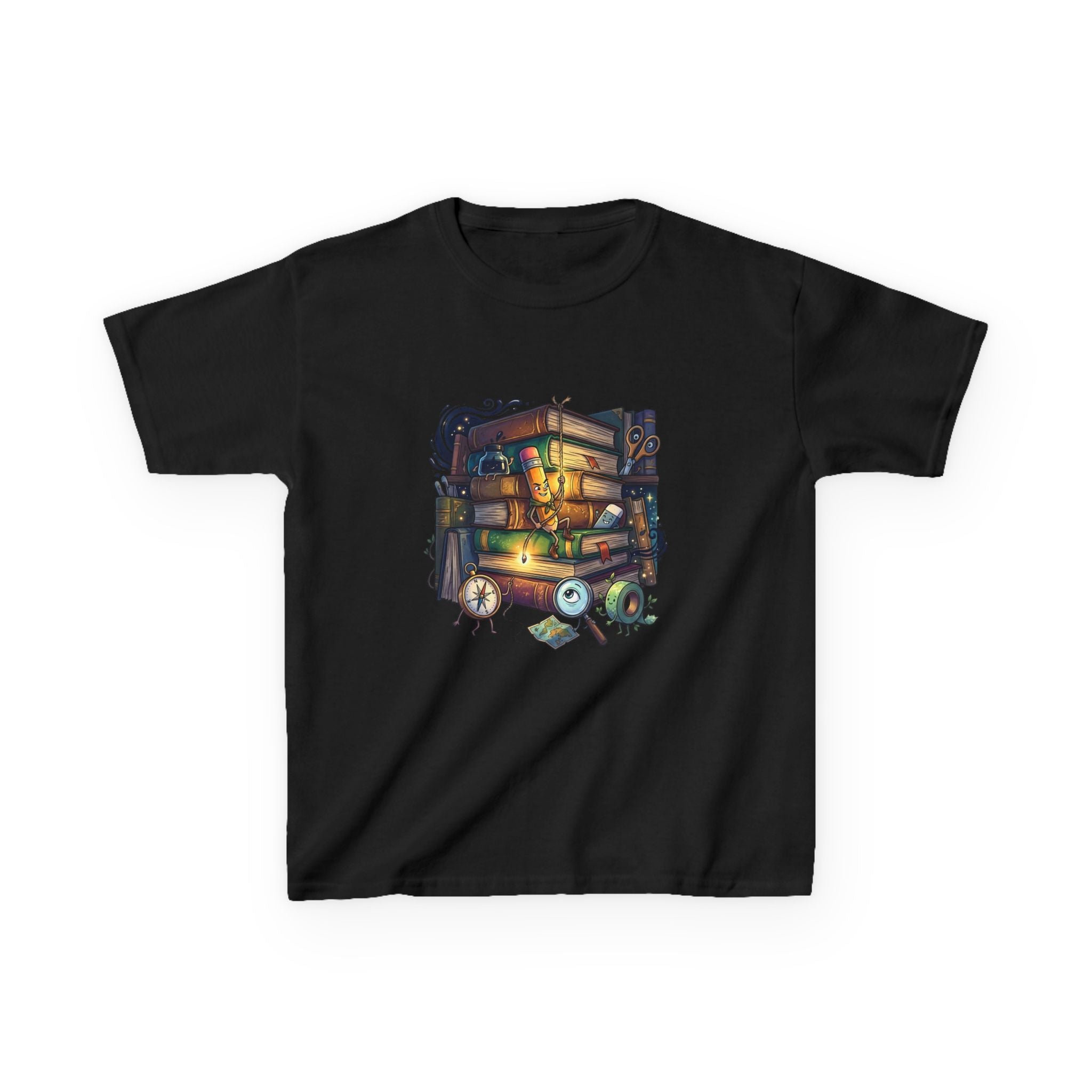Kids Tee - Learning Adventure Books | Whimsical Storybook Gift
