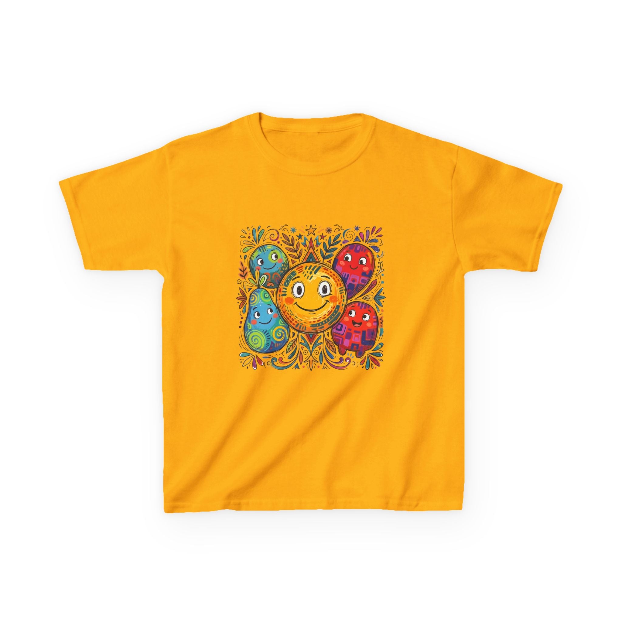 Kids Tee - Happy Friends & Colorful Joy | Playful Character Gift