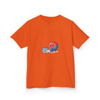Kids Heavy Cotton Tee - Cute School Learning Cartoon Shirt