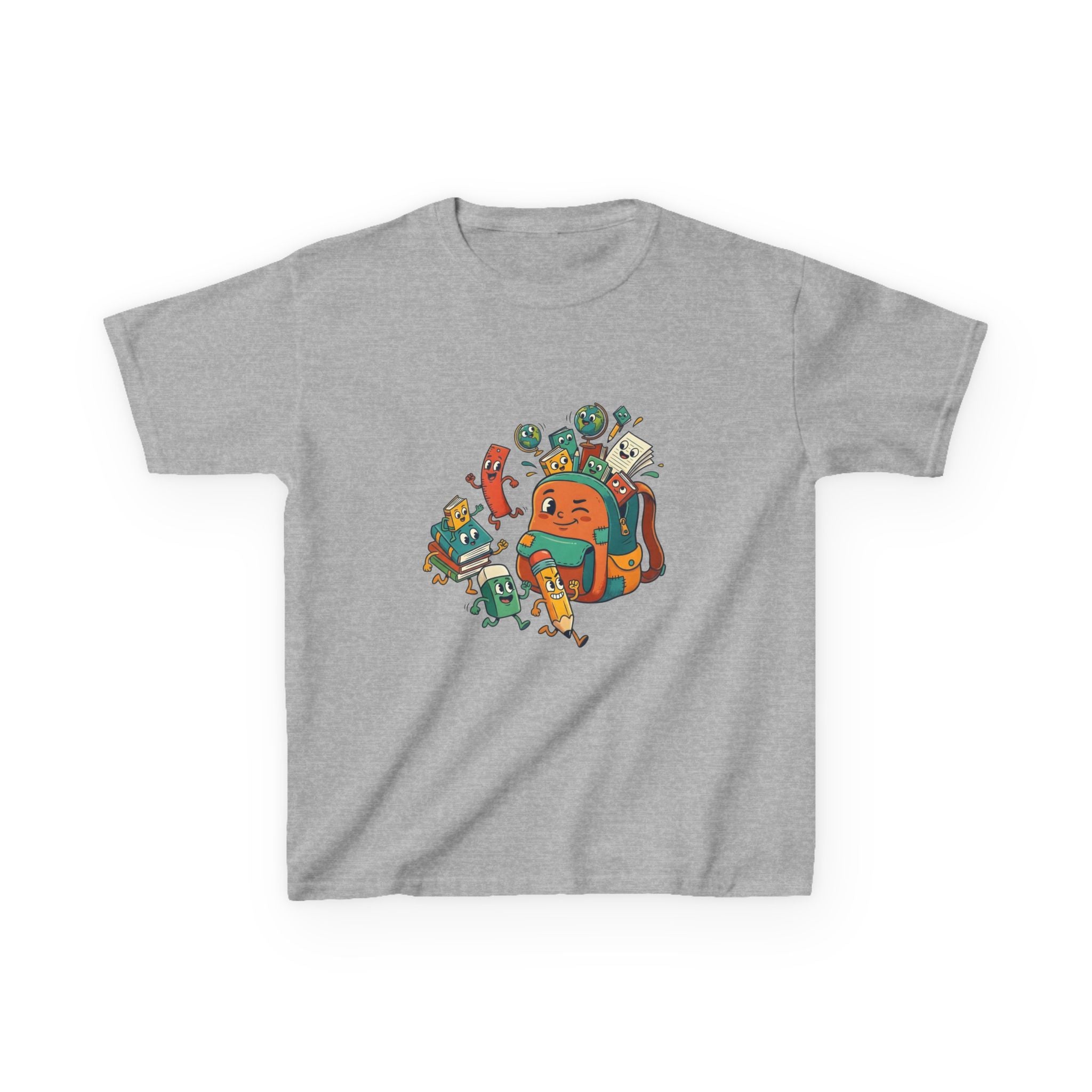 Kids T-Shirt - Cartoon School Supplies | Back to School