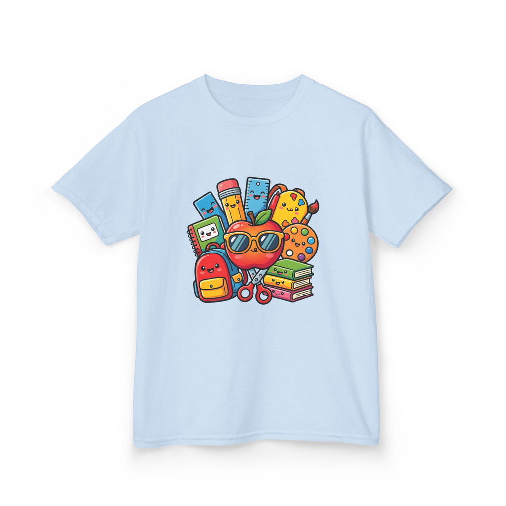 Kids Back to School T-Shirt - Kawaii School Supplies Art | 2026