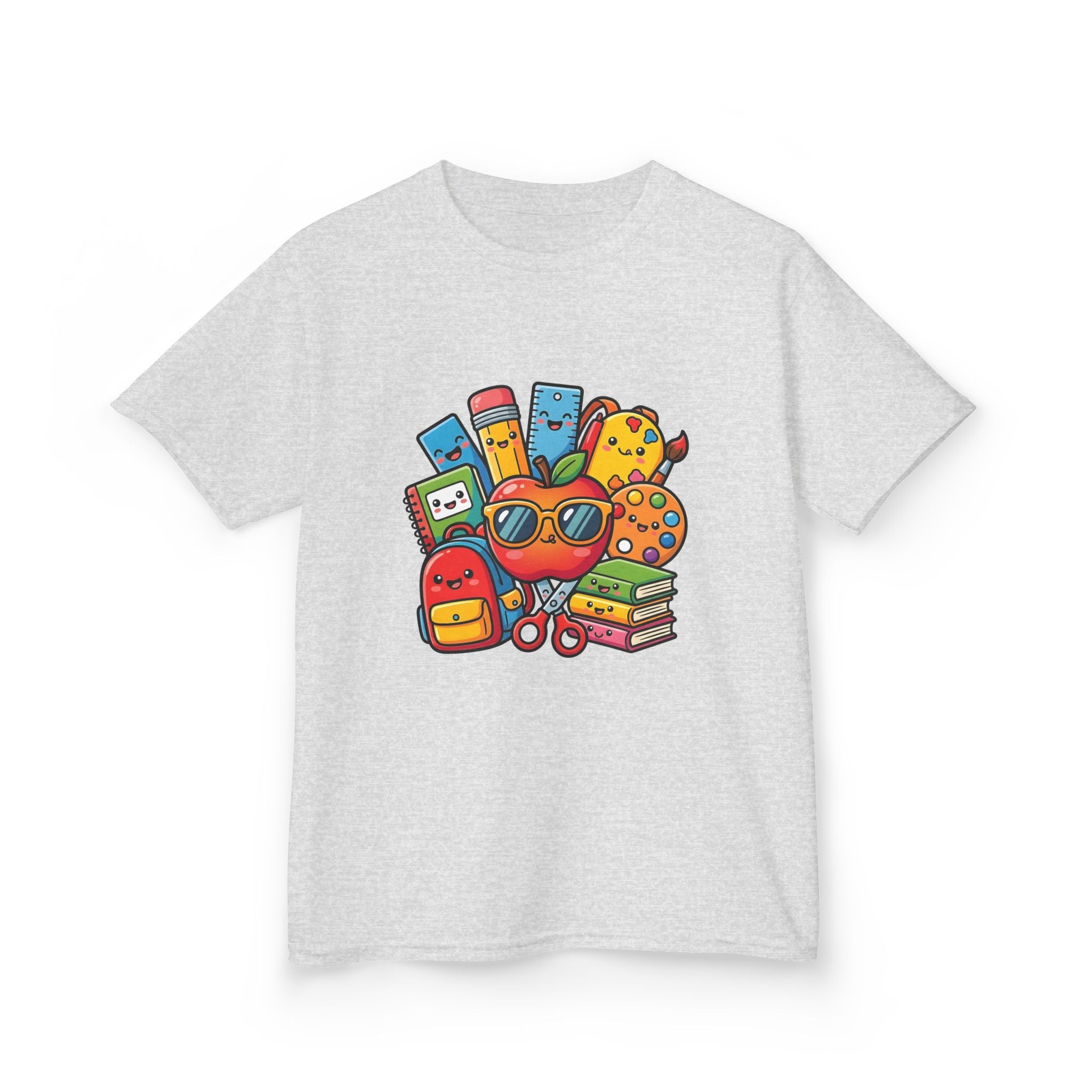 Kids Back to School T-Shirt - Kawaii School Supplies Art | 2026
