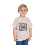 Toddler T-Shirt - Vibrant Whimsical Creatures | Doodle Art