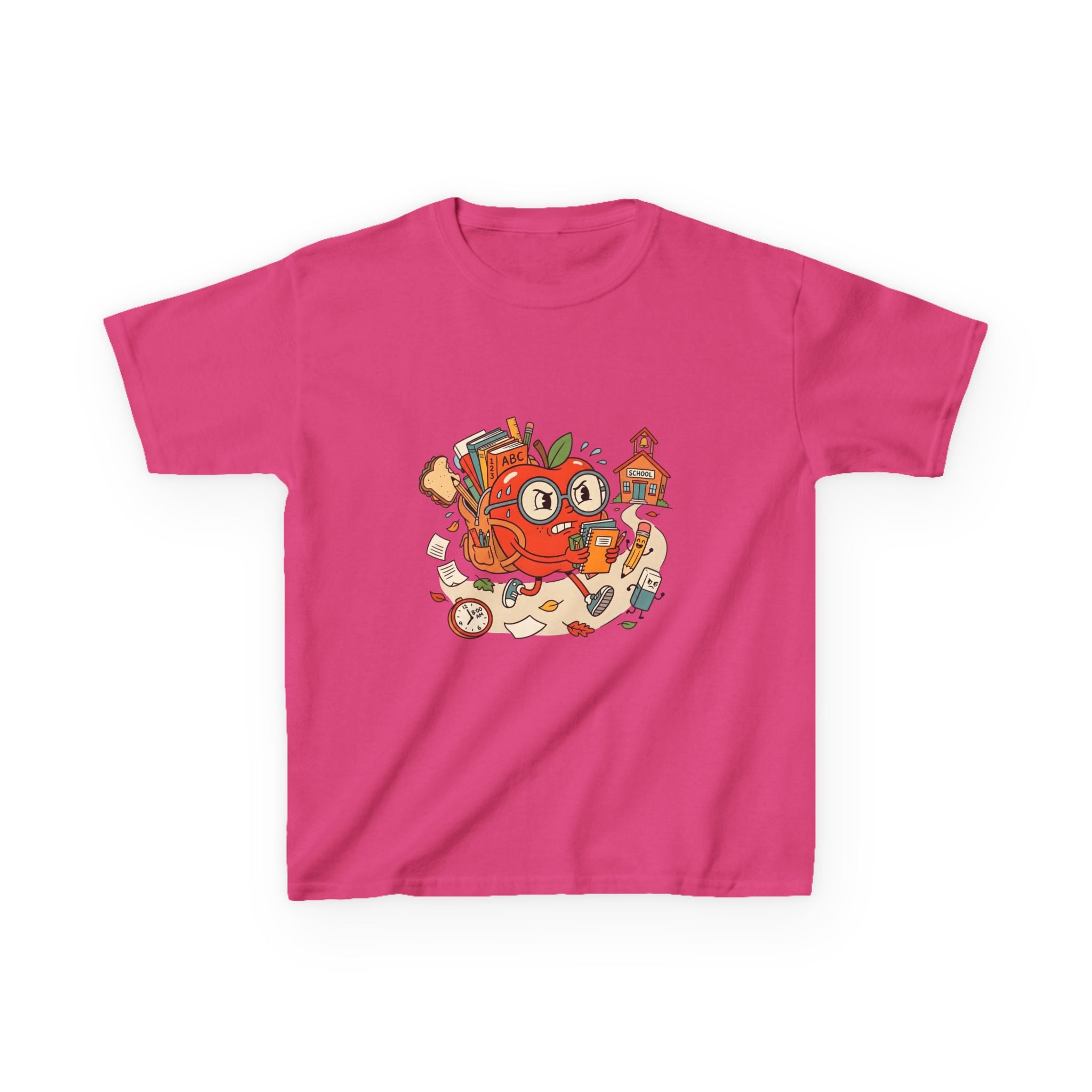 Kids Back to School Tee - Playful ABC 123 School Design