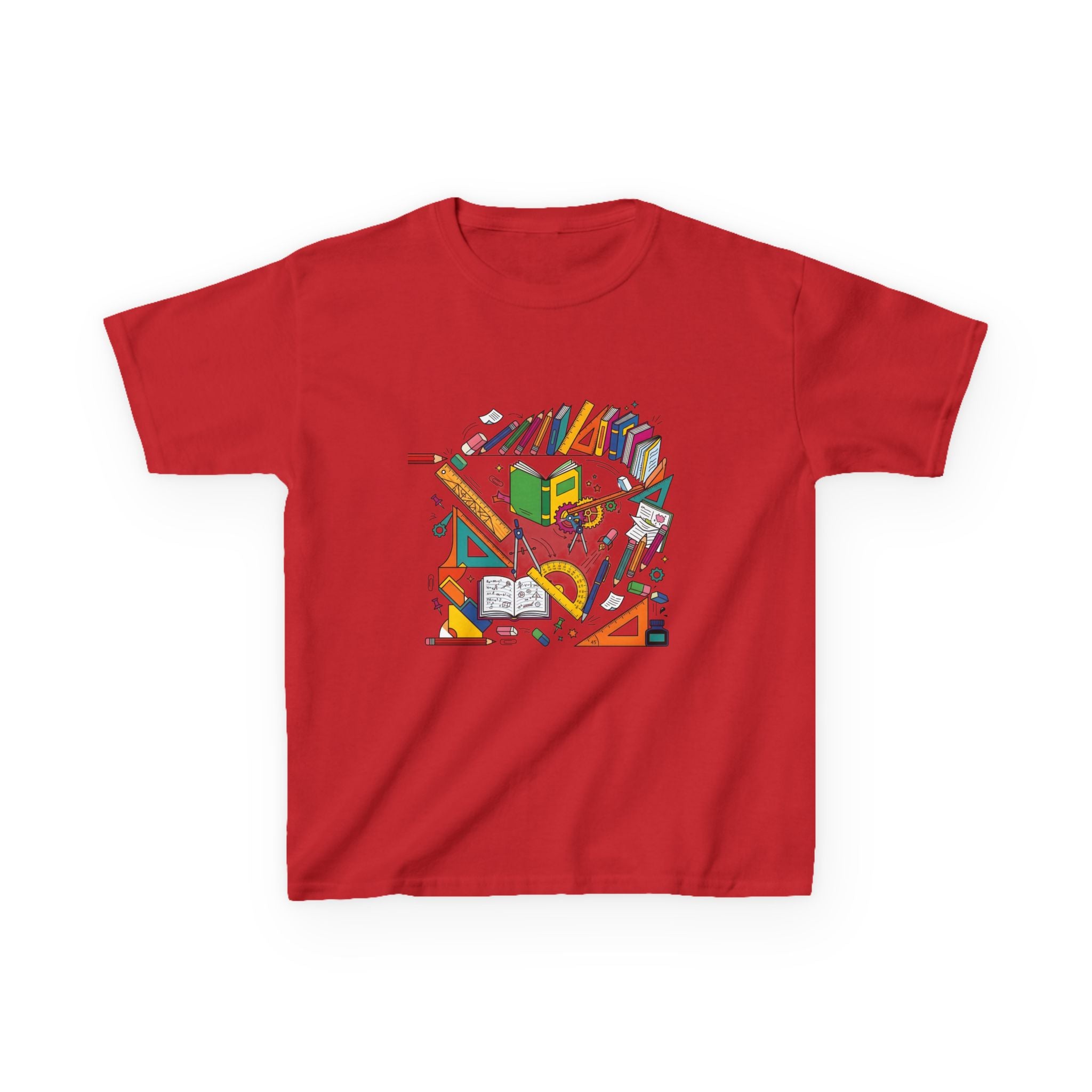 Kids School Supplies Tee - Doodle Art 2026 | Back to School
