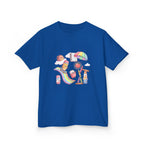 Kids Back to School Tee - Cute Faces School Supplies | Rainbow 2026