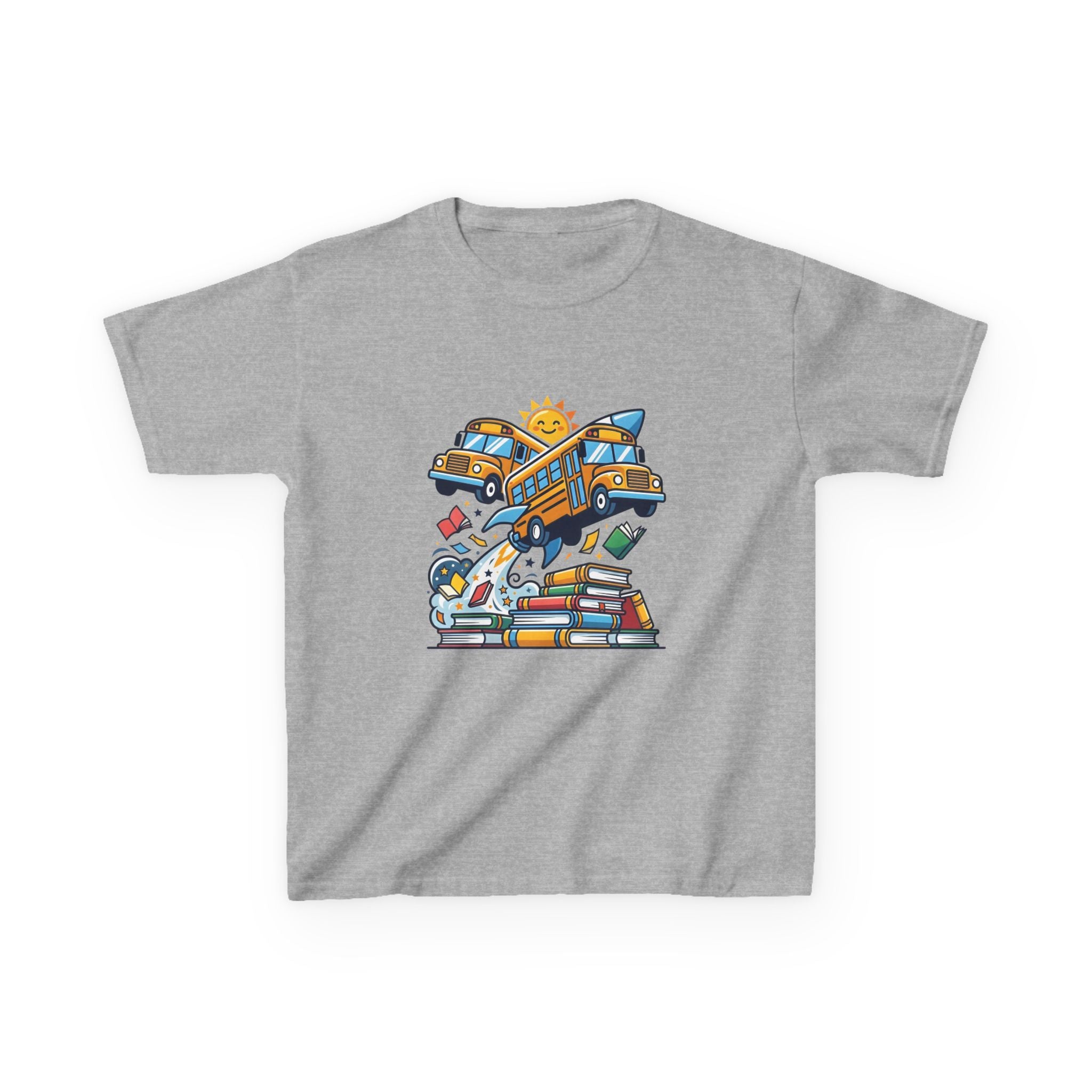 Kids Back to School T-Shirt - Rocket Bus Adventure | First Day