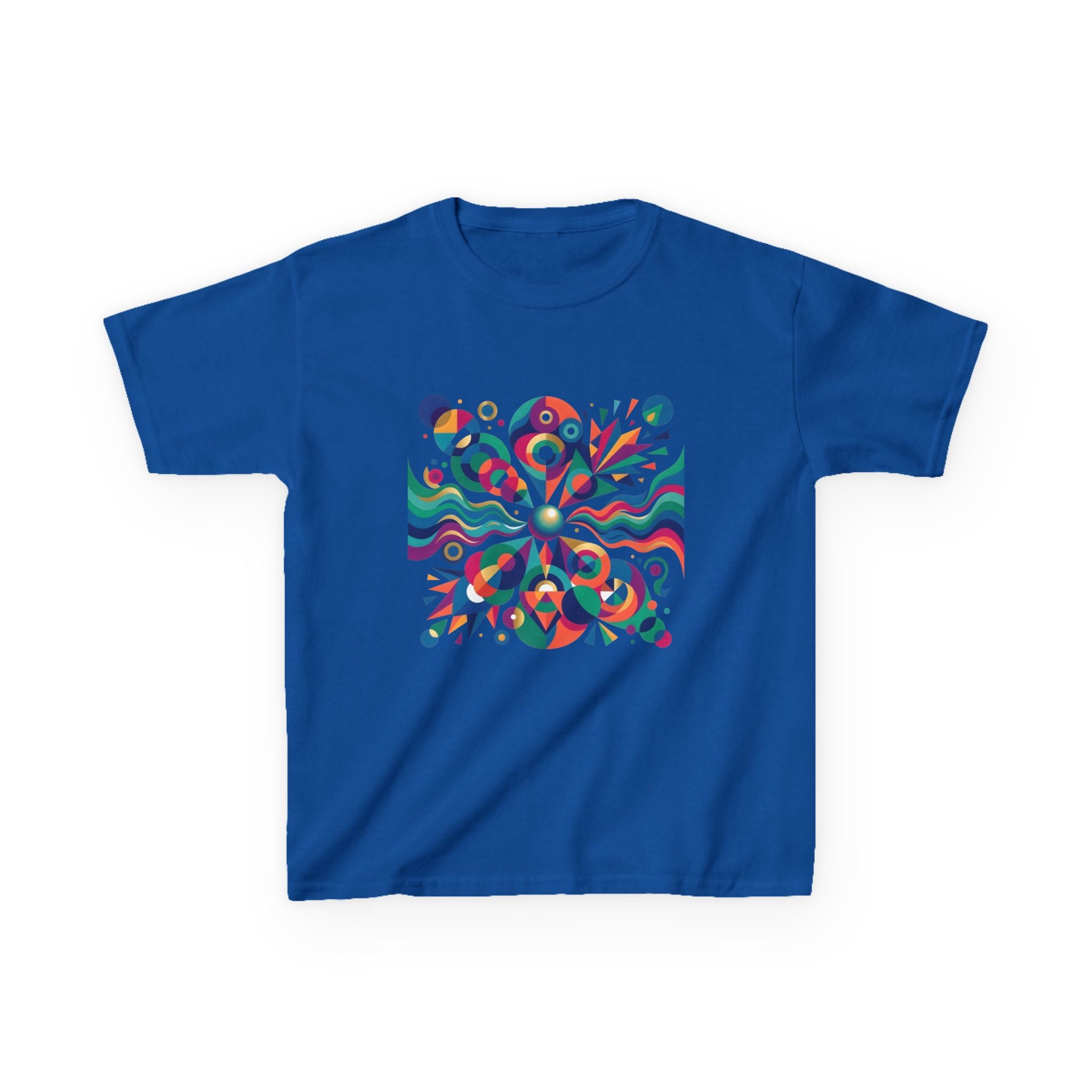 Kids T-Shirt - Vibrant Abstract Geometric Design | Modern Art