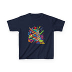 Kids T-Shirt - Geometric School Supplies Tee | Back to School