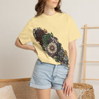 Unisex T-shirt - Dark Fantasy Celtic Skull Ankh | Garment-Dyed