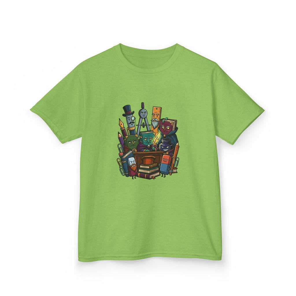 Kids Tee - Whimsical School Supplies Characters | Back to School
