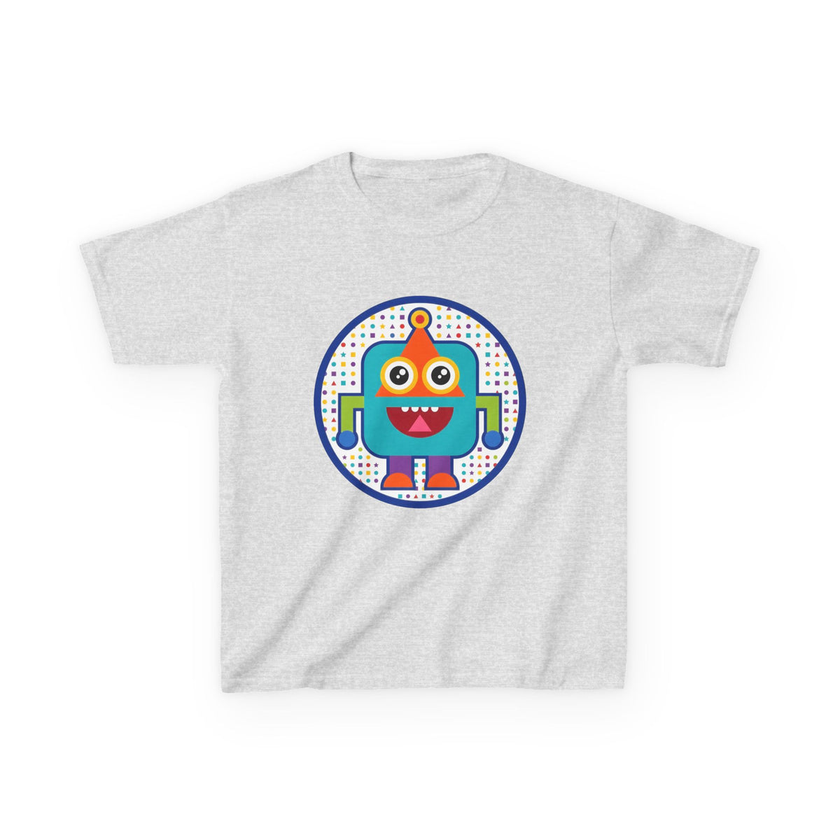 Kids Robot T-Shirt - Cute Geometric Design | Festive Party Tee