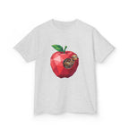 Kids Steampunk T-Shirt - Low Poly Geometric Mechanical Apple Worm