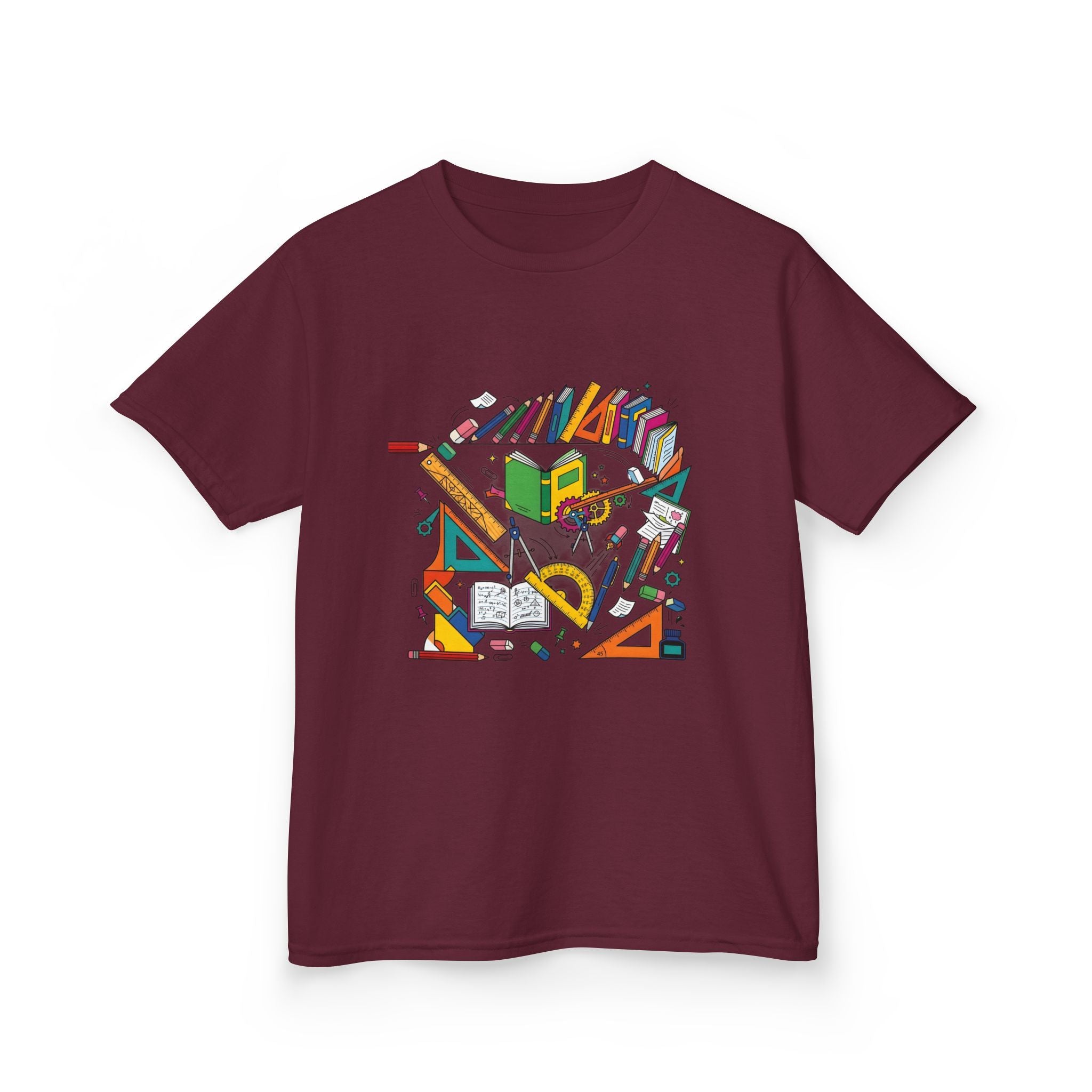 Kids School Supplies Tee - Doodle Art 2026 | Back to School