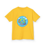 Kids Tee - Cute Earth Travel & School Cartoon Shirt | Adventure