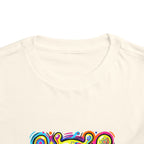 Toddler Tee - Vibrant Psychedelic Monster | Kids Abstract Cartoon Art