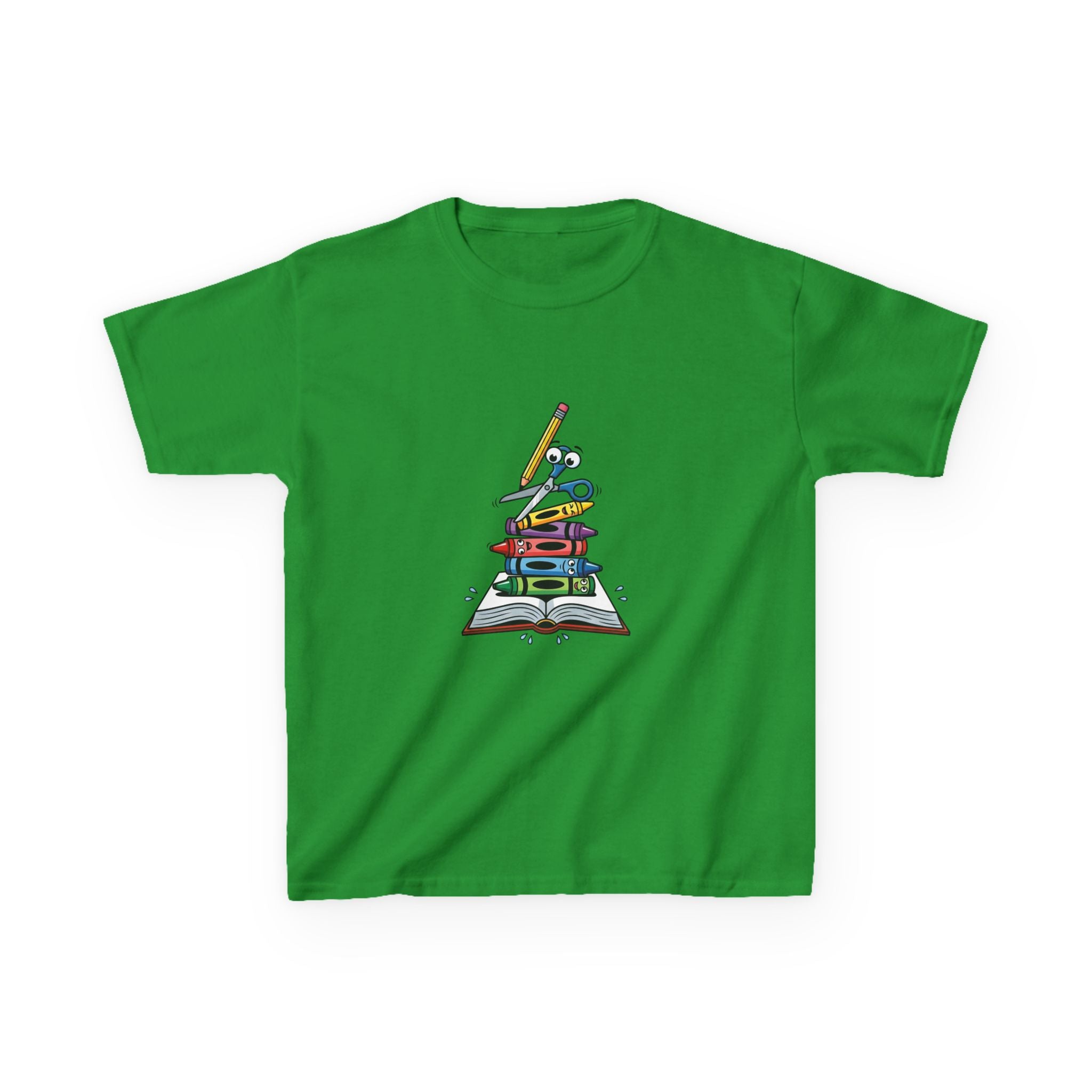 Back to School Kids Tee - Art Supplies Fun Design | 2026