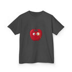 Kids Heavy Cotton Tee - Whimsical Monocle Apple Character