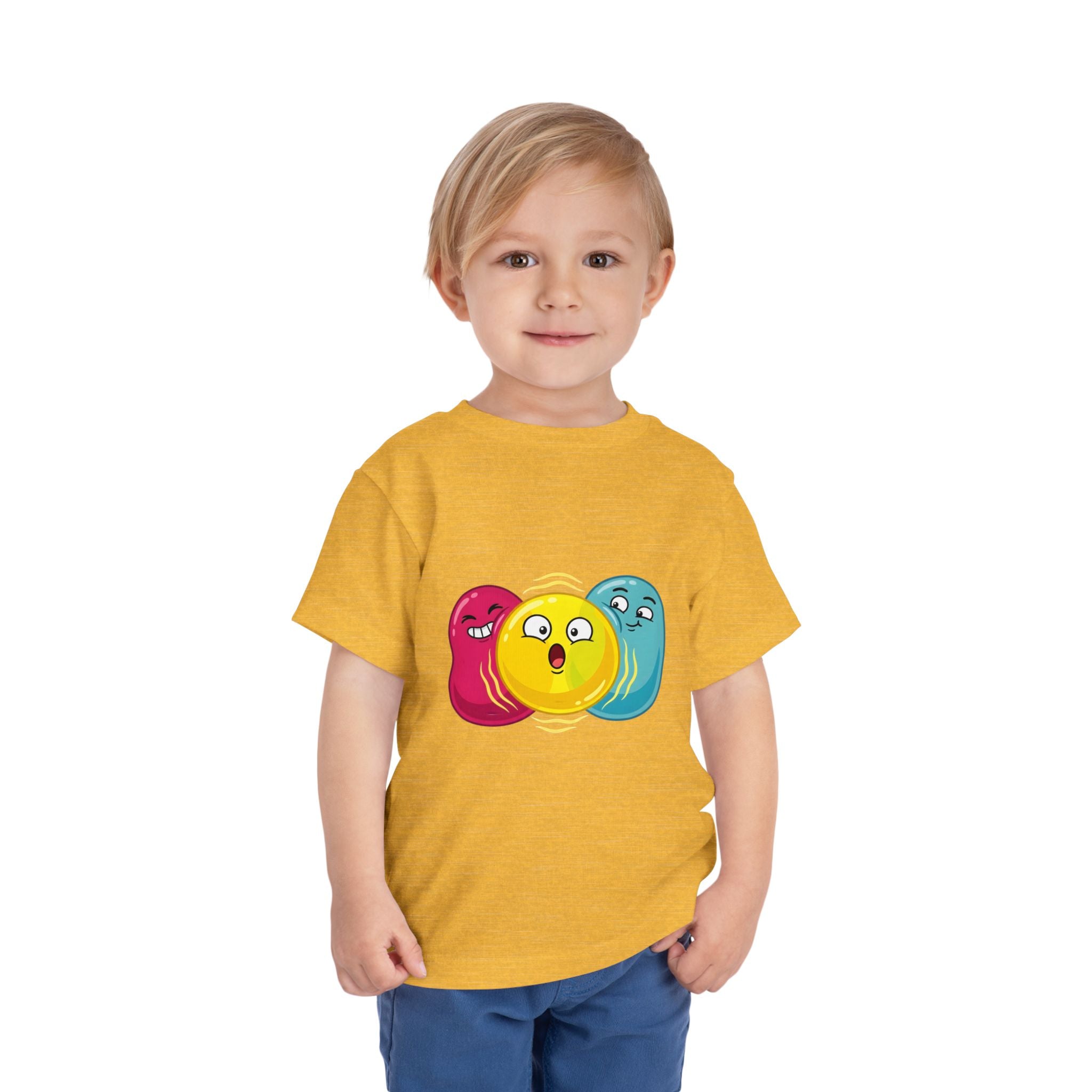 Toddler Funny Blob Character Tee | Playful Cartoon Kids Shirt