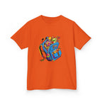 Kids Tee - Vibrant Geometric School Supplies Cartoon | Back to School