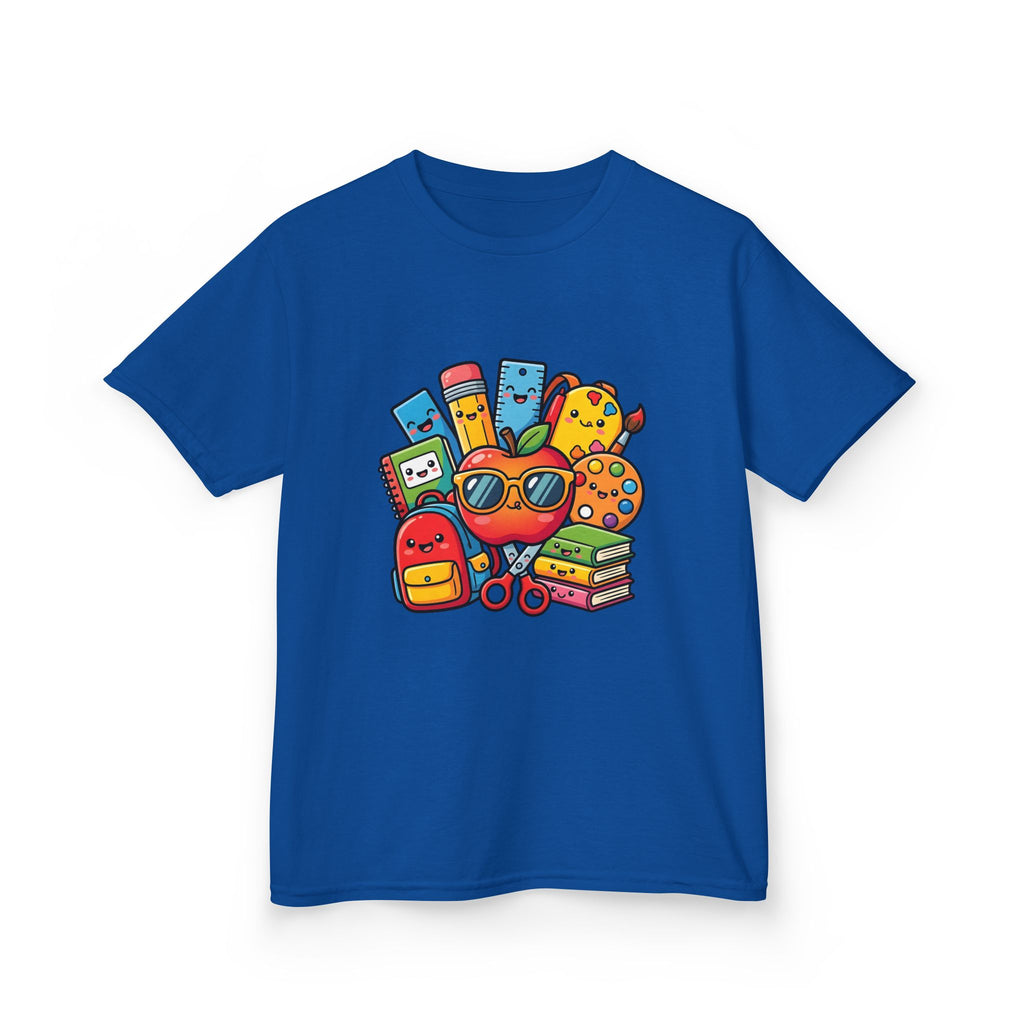 Kids Back to School T-Shirt - Kawaii School Supplies Art | 2026