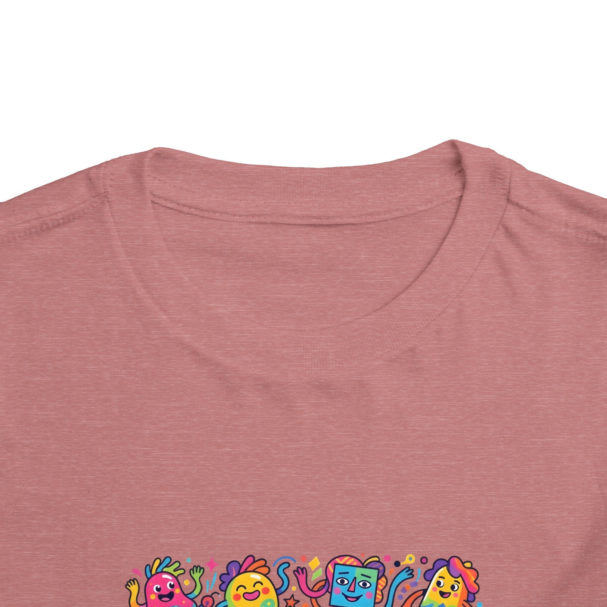 Toddler T-Shirt - Vibrant Whimsical Creatures | Doodle Art