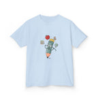 Kids School T-Shirt - Hand-Drawn Whimsical Learning Design