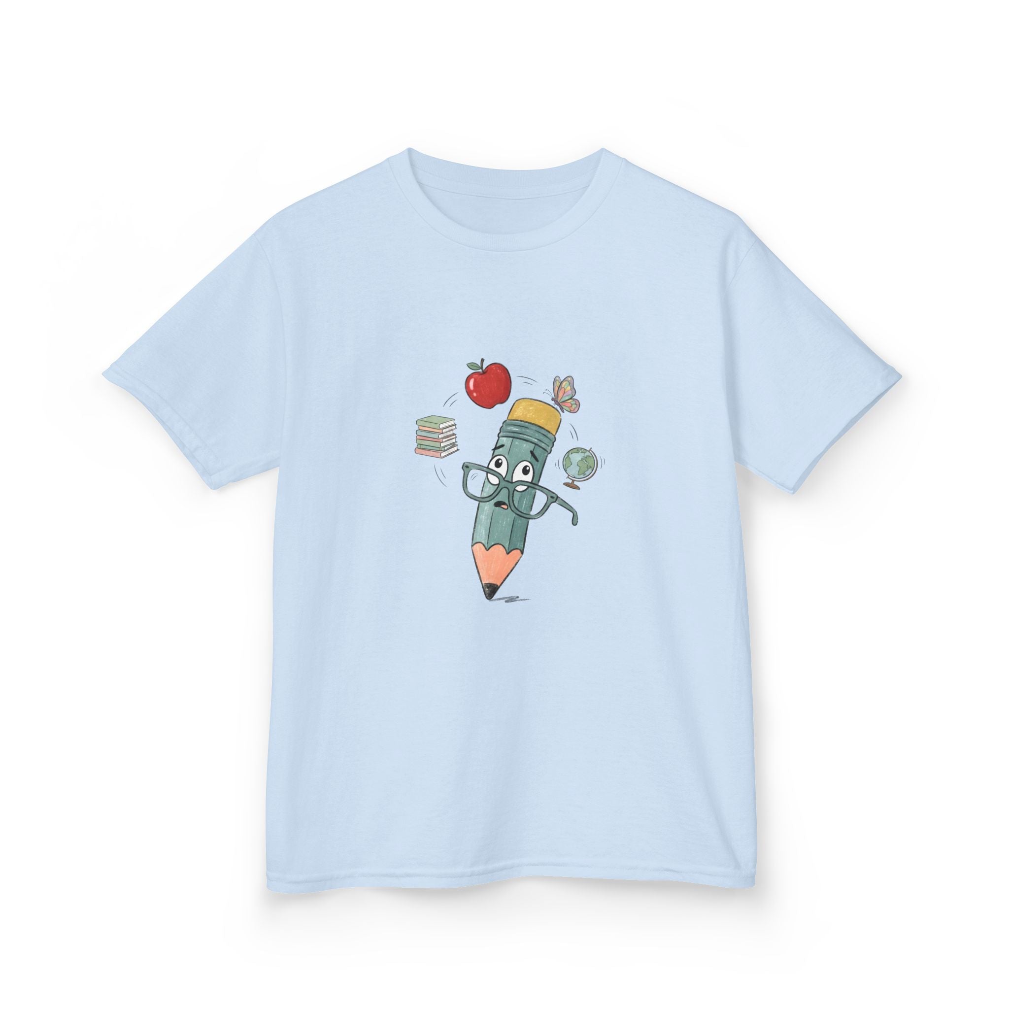 Kids School T-Shirt - Hand-Drawn Whimsical Learning Design