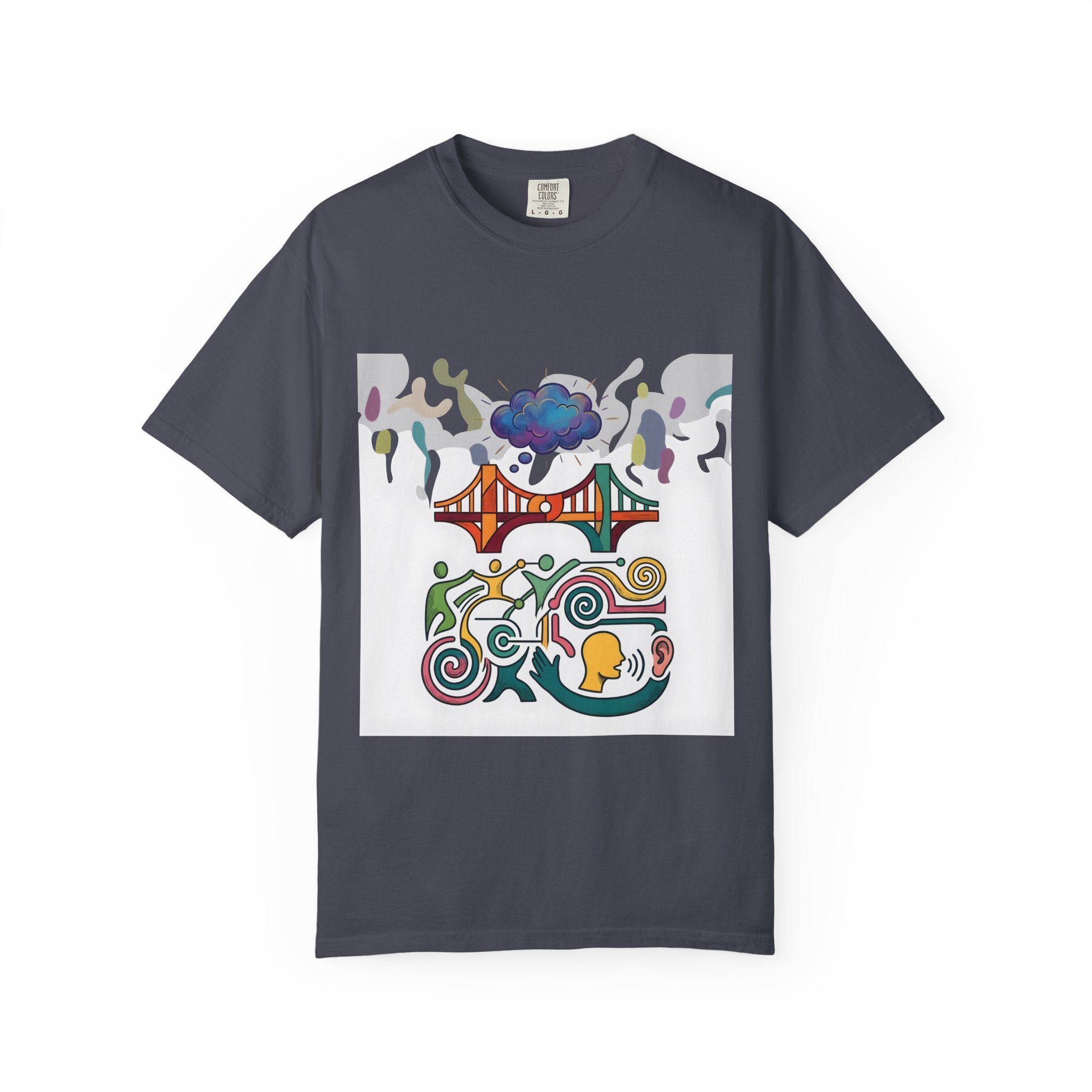 Comfort Colors T-shirt - Symbolic Connection | Abstract Communication