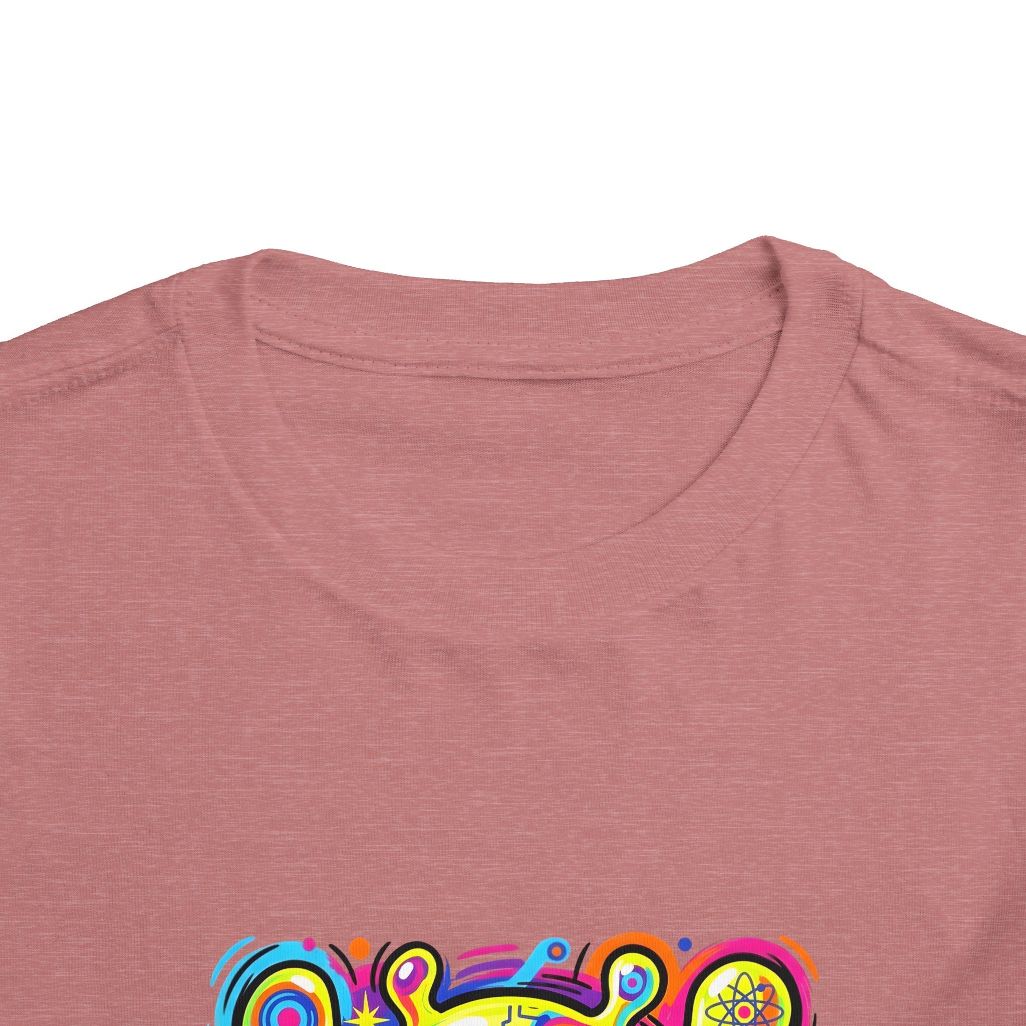 Toddler Tee - Vibrant Psychedelic Monster | Kids Abstract Cartoon Art