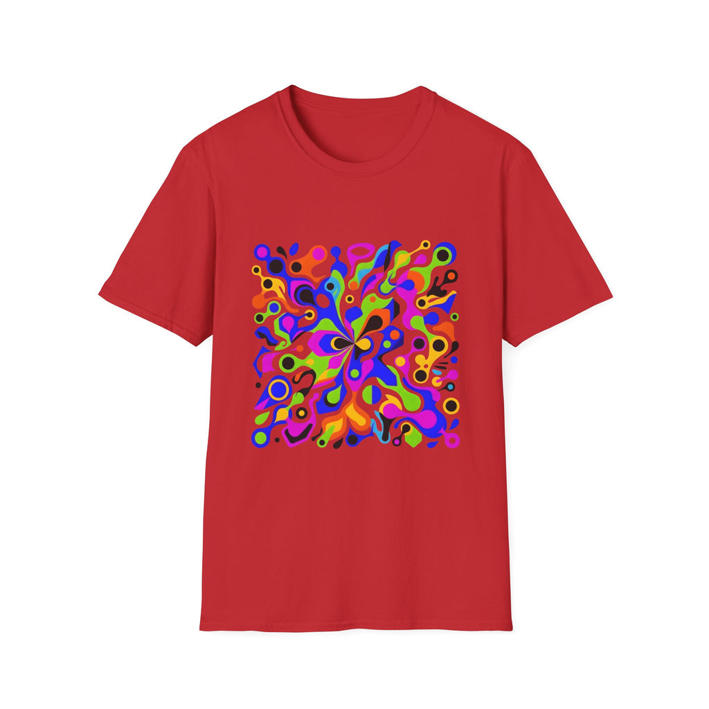 Unisex T-Shirt - Vibrant Organic Abstract | Psychedelic Flow