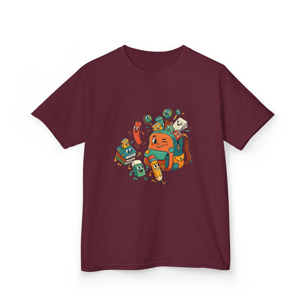 Kids T-Shirt - Cartoon School Supplies | Back to School